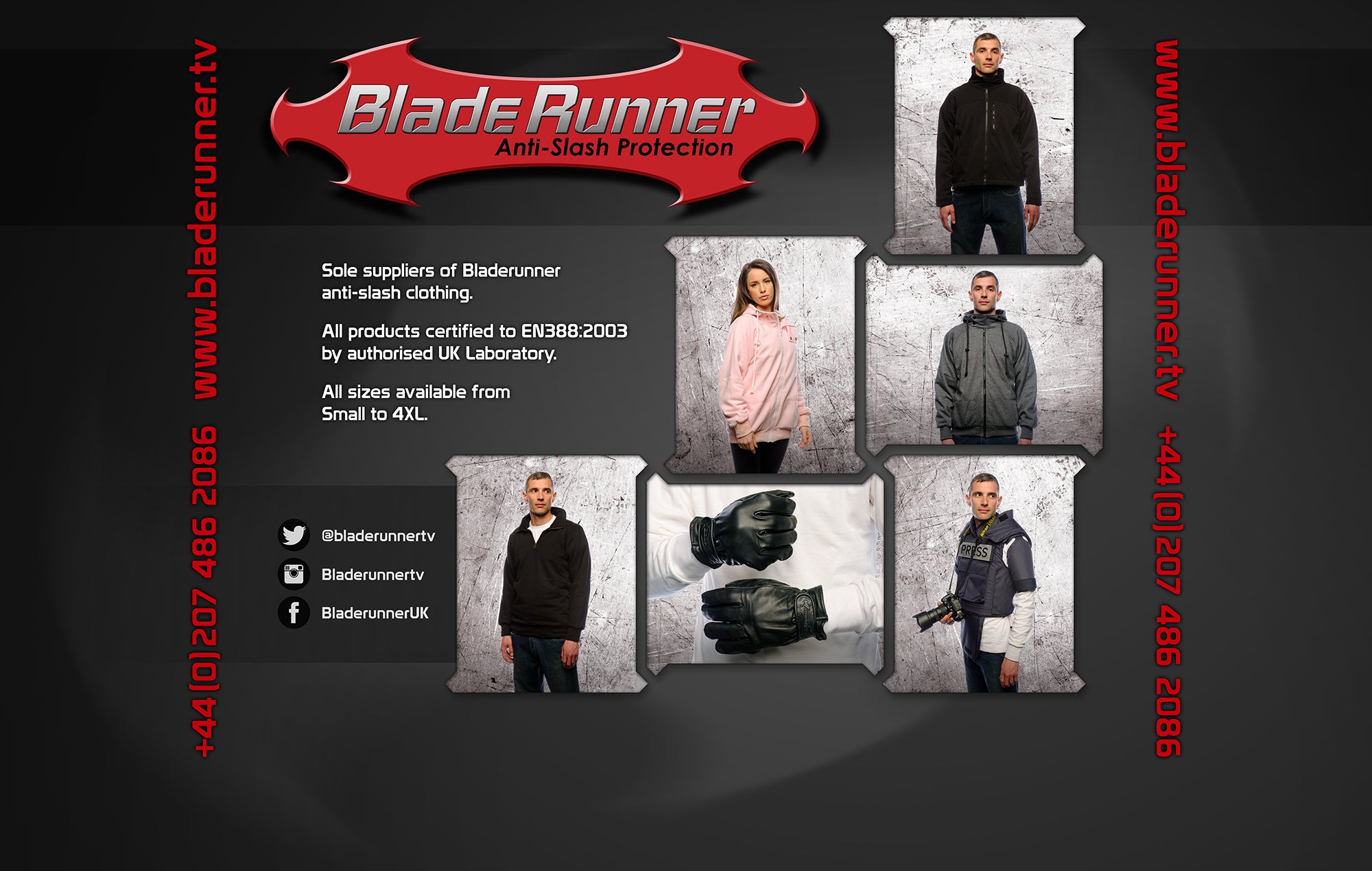 Kevlar lined anti-cut and anti-slash clothing