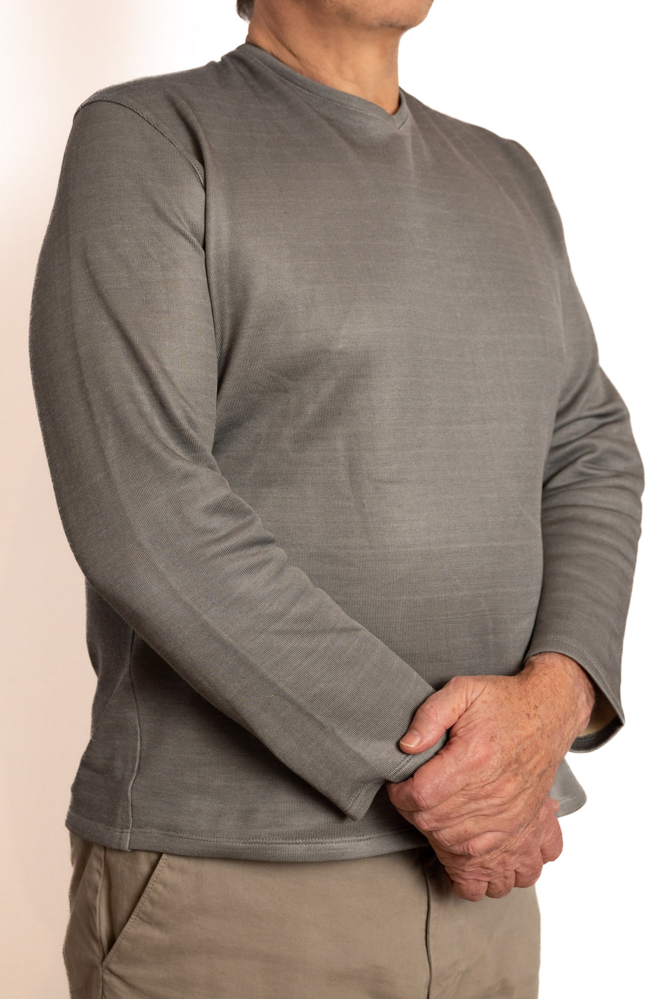 SAFE-PRO Anti-Slash Long Sleeve T-Shirt with cut, bite & scratch resistant material