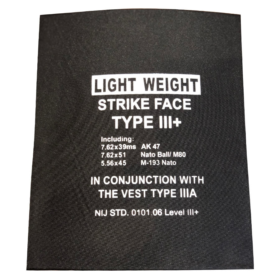 Lightweight Bullet Proof Plate - Level III+ Protection