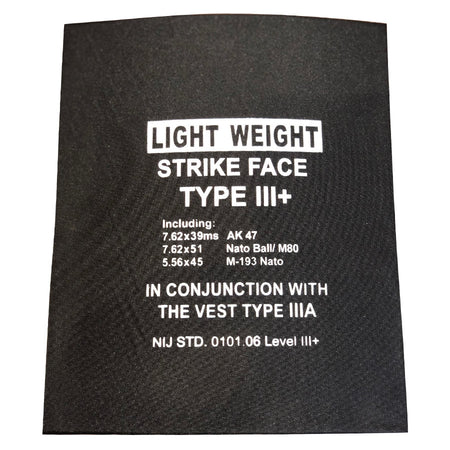 Lightweight Bullet Proof Plate - Level III+ Protection