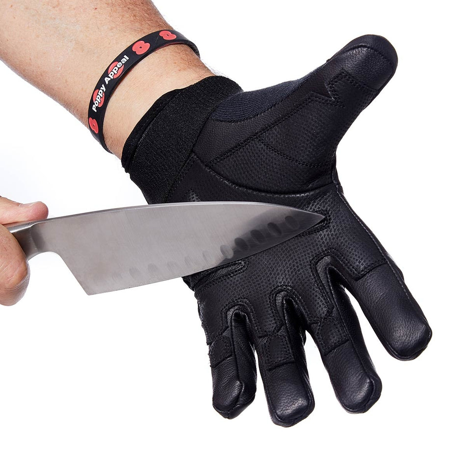 Coyote Gloves Without Knuckle Protection - BLACK - Cut Resistance Level 5