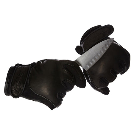 New Style Leather / Neoprene Gloves with Knuckle Protection - Cut Resistance Level 2