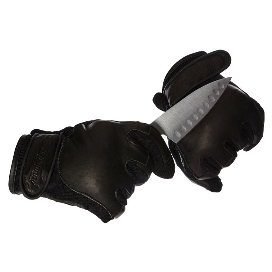 New Style Leather / Neoprene Gloves with Knuckle Protection - Cut Resistance Level 2